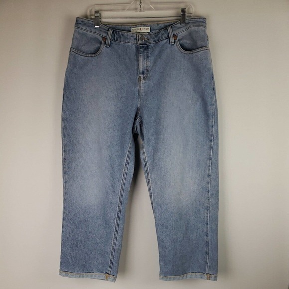 Tommy Hilfiger‎ Hipster Women's size 18 light wash straight jeans - Picture 1 of 14